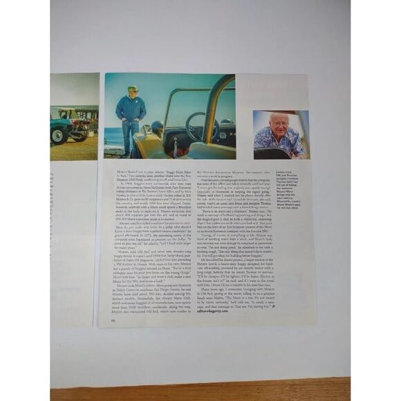 Bruce's Buggy Slides On print ad 4 pages - Picture 7 of 9